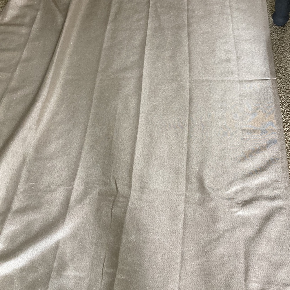 Threshold curtain panels